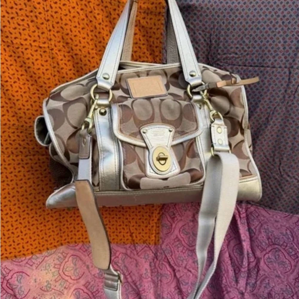Coach pet carrier